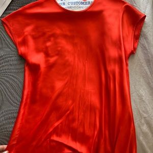 HELMUT LANG SILK TOP
